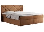 BOXBETT NEOMI 160/200 - Orange Strukture - H4 - Visco