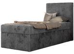 JUGENDBETT TILIO 90/200 - Grau - H3 - Rechts Seite