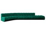 ECKSOFA modulares Sofa Brilo-L2 - 471x174x70 cm Grün