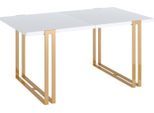 ESSTISCH Wolf rechteckig ausziehbar, Weiß 120-220/80/76 cm