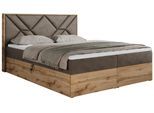 BOXBETT GUNAR - 120/200 Braun Velvet - H3