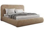 POLSTERBETT BENEA CLASSIC 200/200 - Beige Plüsch - ohne Matratze