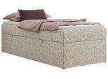 BOXBETT ZERO 90/200 - Beige Struktur - H3 - Topper T25