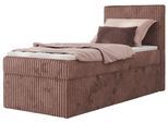 BOXBETT TILIANO 90/200 - Rosa Cord - H3 - Rechts