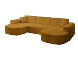 WOHNLANDSCHAFT LIVO-U1 - 315x173x79,5 cm Senfgelb