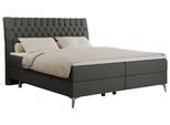 BOXBETT MILEN 120/200 Dunkelgrau Kunstleder - H4
