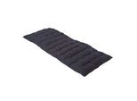 BANKAUFLAGE 2-Sitzer schwarz 108/42/5 cm