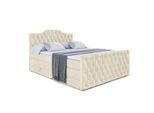 BOXSPRINGBETT VILA-1-Z KING - 140x200 - H3/H4 - Beige