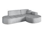ECKSOFA Ottomane Rechts TARO-L1 - 243x171x79,5 cm Grau