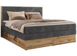BOXBETT WOOD CLASSIC KING 200/200 - Grau Cord - H4