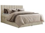 BOXSPRINGBETT ALVER 140/200 - Beige Velvet - H3