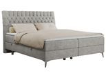 BOXBETT MILEN 140/200 Hellgrau Struktur - H4