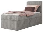 BOXBETT TILIANO 90/200 - Hellgrau Cord - H3 - Rechts