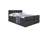 BOXSPRINGBETT BOXI3-Z KING - 180x200 - H3/H4 - Schwarz