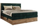 BOXBETT WOOD CLASSIC KING 180/200 - Dunkelgrün Cord - H4