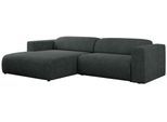 OFERTA WYCOFANA ECKSOFA PASADENA Dunkelgrau Struktur Links Seite