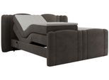 BOXBETT FORTINA 180/200 - Dunkelgrau Velvet - H4