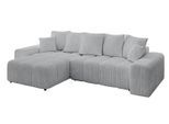 ECKSOFA Ottomane links ENIL-L 297x189x68 Grau Cord