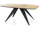 ESSTISCH Foster rechteckig ausziehbar, Lancelot Eiche 180-218/90/76 cm
