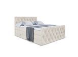 BOXSPRINGBETT AMAY-Z KING - 160x200 - H3/H4 - Ecru