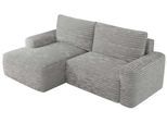 ECKSOFA BELLUNO L Grau Cord - Links