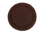 BADEMATTE 80 cm rund, 100% Baumwolle, wendbar