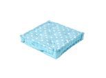 SITZKISSEN Sterne blau 50/50/10 cm
