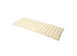 BANKAUFLAGE 3-Sitzer creme 143/48/5 cm