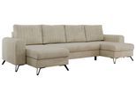 WOHNLANDSCHAFT AXEL U Velvet Beige