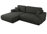 ECKSOFA OVO L Dunkelgrau Struktur - Links Seite