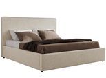 POLSTERBETT CORIVO CLASSIC 200/200 - Creme Strukture - Multipocket-Matratze