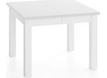 ESSTISCH Toren Weiß ausziehbar verlängerbar quadratisch, Weiß 90-290/90/76.5 cm