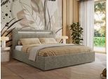 POLSTERBETT GOLD 5 CLASSIC 180/200 - Grau Strukture - ohne Matratze