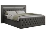 BOXBETT GOLD-9 LED 200/200 Dunkelgrau Kunstleder - H3