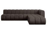 ECKSOFA modulares Sofa Darnel-L2 - 296x177x70 cm Braun
