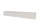 LOWBOARD VIRA-W 3x100x40x40 cm - Artisan / Weiß