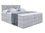BOXSPRINGBETT BARWA KING - 160x200 - H3/H4 - Hellgrau