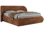 POLSTERBETT CAELA CLASSIC 200/200 - Orange Cord - ohne Matratze