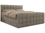 BOXSPRINGBETT ALTIVO KING DUO 200/200 - Grau Strukture - H4