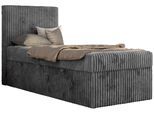 JUGENDBETT TILIO 90/200 - Grau - H3 - Links Seite
