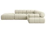 ECKSOFA modulares Sofa Felto-L1 - 285x190x70 cm Beige Velours
