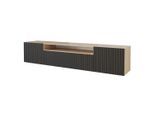 LOWBOARD KITO-W 200x40x41 cm - Artisan / Schwarz