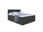 BOXSPRINGBETT CELESTIA KING - 180x200 - H3/H4 - Schwarz