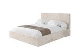 POLSTERBETT mit Bettkasten und Lattenrost, Boxbett ohne Matratze - ALOVA