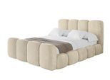 POLSTERBETT mit Bettkasten, Fußteil und Lattenrost, Boxbett ohne Matratze - KALA-Z 140x200 Beige