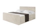 BOXBETT mit Matratze H4 und Lattenrost - TOLO-Z - 180x200 Cord - Creme