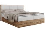 BOXBETT ALBERO 2 - 140/200 Weiß Kunstleder - H3