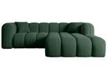 ECKSOFA Ottomane Rechts OLEA-L1 - 231x173x74 cm Grün