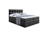 BOXSPRINGBETT APO KING - 180 x 200 - H3/H4 - Schwarz Hochglanz