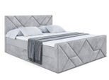 BOXBETT BARWA-Z - 180x200 cm - H4 - Hellgrau